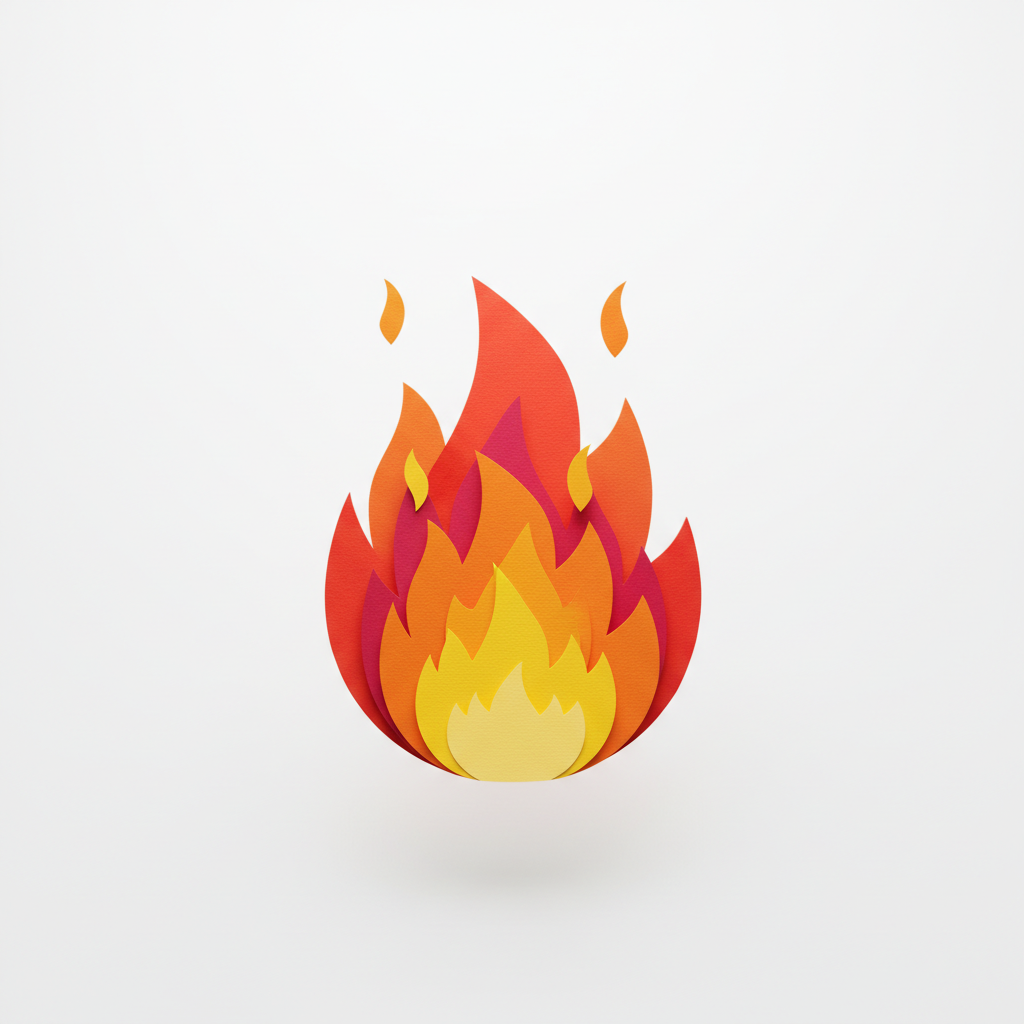 纸艺风格 Emoji 图标