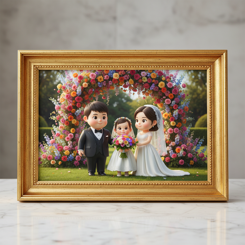 3D 全家福婚纱照
